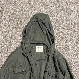 Abercrombie & Fitch green army jacket